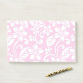 ISLAND PLUMERIA (HOT PINK) POST-IT® NOTES (Op bureau)