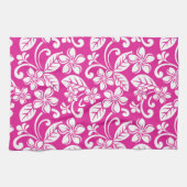 ISLAND PLUMERIA (HOT PINK) THEEDOEK (Horizontaal)