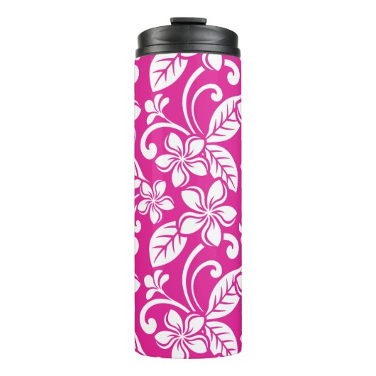 ISLAND PLUMERIA (HOT PINK) THERMOSBEKER (Voorkant)
