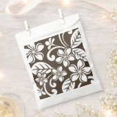 ISLAND PLUMERIA (KOFFIE BROWN) BEDANKZAKJE (Geknipt)