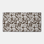 ISLAND PLUMERIA (KOFFIE BROWN) BUREAUMAT (Voorkant)