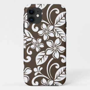ISLAND PLUMERIA (KOFFIE BROWN) Case-Mate iPhone CASE