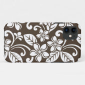 ISLAND PLUMERIA (KOFFIE BROWN) Case-Mate iPhone CASE (Achterkant (horizontaal))