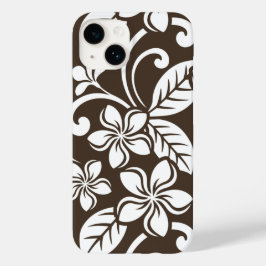 ISLAND PLUMERIA (KOFFIE BROWN) Case-Mate iPhone 14 HOESJE