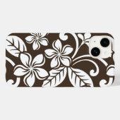 ISLAND PLUMERIA (KOFFIE BROWN) Case-Mate iPhone CASE (Achterkant (horizontaal))