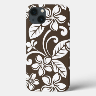 ISLAND PLUMERIA (KOFFIE BROWN) Case-Mate iPhone CASE