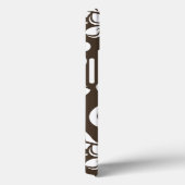 ISLAND PLUMERIA (KOFFIE BROWN) Case-Mate iPhone CASE (Achterkant / Rechts)