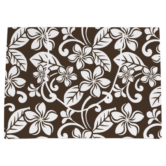 ISLAND PLUMERIA (KOFFIE BROWN) GROOT CADEAUZAKJE (Voorkant)