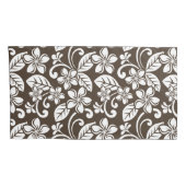 ISLAND PLUMERIA (KOFFIE BROWN) KUSSENSLOOP (Achterkant-Rechts)