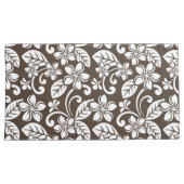 ISLAND PLUMERIA (KOFFIE BROWN) KUSSENSLOOP (Voorkant-Rechts)