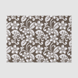 ISLAND PLUMERIA (KOFFIE BROWN) TISSUEPAPIER