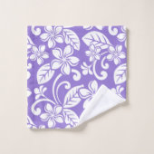 ISLAND PLUMERIA (LAVENDER) BAD HANDDOEK (Wasdoekje)