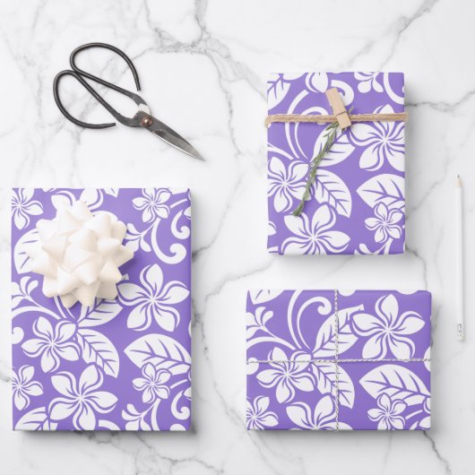 ISLAND PLUMERIA (LAVENDER) INPAKPAPIER VEL (Voorkant)