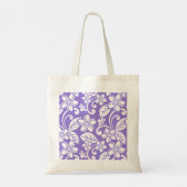 ISLAND PLUMERIA (LAVENDER) TOTE BAG (Achterkant)