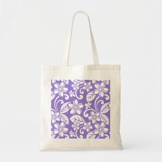 ISLAND PLUMERIA (LAVENDER) TOTE BAG (Voorkant)