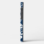 ISLAND PLUMERIA (NAVY BLUE) Case-Mate iPhone CASE (Achterkant / Links)