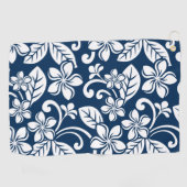 ISLAND PLUMERIA (NAVY BLUE) GOLFHANDDOEK (Horizontaal)