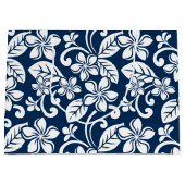 ISLAND PLUMERIA (NAVY BLUE) GROOT CADEAUZAKJE (Voorkant)