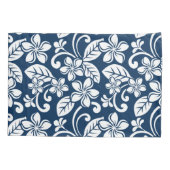 ISLAND PLUMERIA (NAVY BLUE) KUSSENSLOOP (Achterkant-Links)