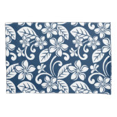 ISLAND PLUMERIA (NAVY BLUE) KUSSENSLOOP (Voorkant-Links)