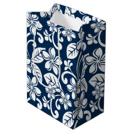 ISLAND PLUMERIA (NAVY BLUE) MEDIUM CADEAUZAKJE