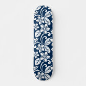 ISLAND PLUMERIA (NAVY BLUE) PERSOONLIJK SKATEBOARD (Voorkant)