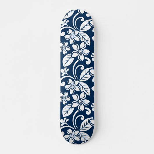 ISLAND PLUMERIA (NAVY BLUE) PERSOONLIJK SKATEBOARD (Voorkant)