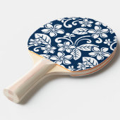 ISLAND PLUMERIA (NAVY BLUE) TAFELTENNISBATJE (Voorkant Gekanteld)