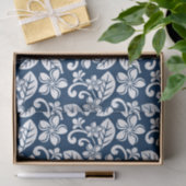 ISLAND PLUMERIA (NAVY BLUE) TISSUEPAPIER (Geschenk)