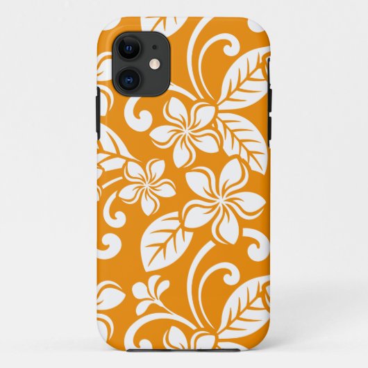 ISLAND PLUMERIA (ORANJE) Case-Mate iPhone CASE (Achterkant)