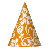 ISLAND PLUMERIA (ORANJE) FEESTHOEDJES (Links)