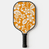 ISLAND PLUMERIA (ORANJE) PICKLEBALL PADDLE (Voorkant)