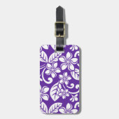 ISLAND PLUMERIA (PAARS) BAGAGELABEL (Voorkant verticaal)