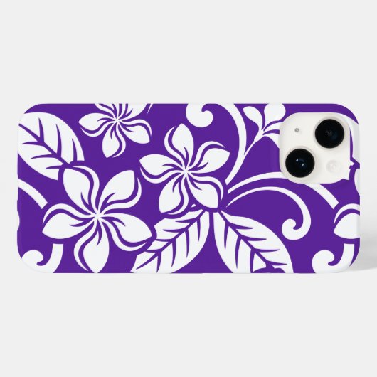 ISLAND PLUMERIA (PAARS) Case-Mate iPhone CASE (Achterkant (horizontaal))