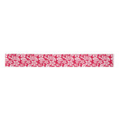 ISLAND PLUMERIA (RED) SATIN RIBBON SATIJNEN LINT (Voorkant)