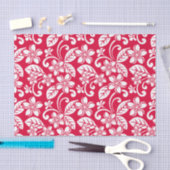 ISLAND PLUMERIA (RED) TISSUEPAPIER (Craft)