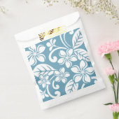 ISLAND PLUMERIA (SLATE BLUE) BEDANKZAKJE (Gezegeld)