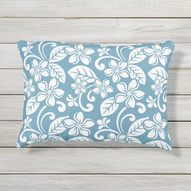 ISLAND PLUMERIA (SLATE BLUE) BUITENKUSSEN (Achterkant)