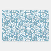 ISLAND PLUMERIA (SLATE BLUE) INPAKPAPIER VEL (Voorkant 3)