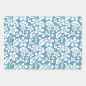 ISLAND PLUMERIA (SLATE BLUE) INPAKPAPIER VEL (Voorkant)