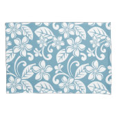 ISLAND PLUMERIA (SLATE BLUE) KUSSENSLOOP (Voorkant-Links)