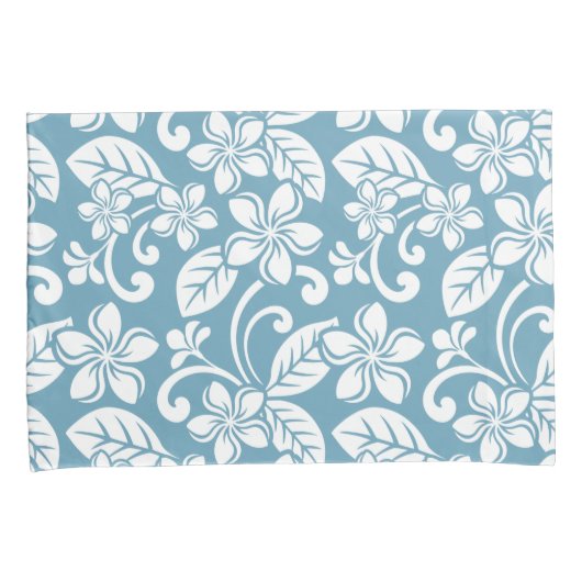 ISLAND PLUMERIA (SLATE BLUE) KUSSENSLOOP (Voorkant-Rechts)