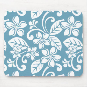 ISLAND PLUMERIA (SLATE BLUE) Mousepad Muismat