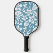 ISLAND PLUMERIA (SLATE BLUE) PICKLEBALL PADDLE (Achterkant)