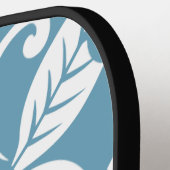 ISLAND PLUMERIA (SLATE BLUE) PICKLEBALL PADDLE (Links Detail)