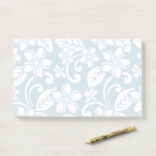 ISLAND PLUMERIA (SLATE BLUE) POST-IT® NOTES (Op bureau)