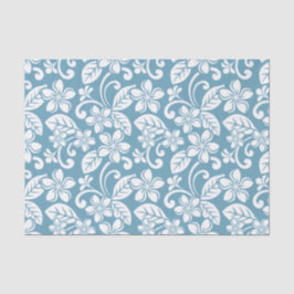 ISLAND PLUMERIA (SLATE BLUE) TISSUEPAPIER