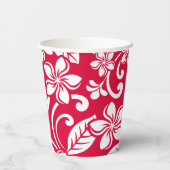ISLAND PLUMERIA (STRAWBERRY RED) PAPIEREN BEKERS (Achterkant)