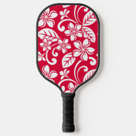 ISLAND PLUMERIA (STRAWBERRY RED) PICKLEBALL PADDLE