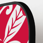 ISLAND PLUMERIA (STRAWBERRY RED) PICKLEBALL PADDLE (Links Detail)